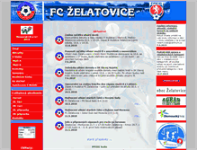 Tablet Screenshot of fotbal-zelatovice.cz